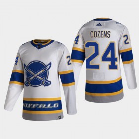 Buffalo Sabres Dylan Cozens 24 2020-21 Reverse Retro Authentic Shirt - Mannen